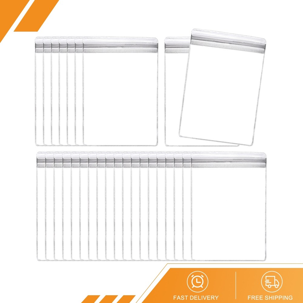 100pack Jewelry Bags 3 x 4.3 Inch for Jewelry Packaging Transparent