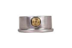 Pressure Gauge,Glycerin Filled,2-1/2″ Dia,0-100 PSI,1/4 NPT Lower Mount