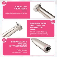 Dental LED Brushless Electric Micro Motor 1:5 Optic LED Handpiece for NSK Style