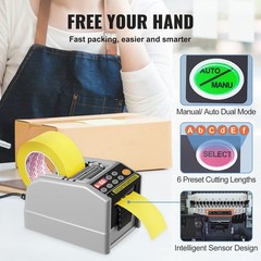 VEVOR Automatic Electric Tape Dispenser 110V Packaging Machine Glass Fiber Tape