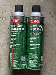 Brand New x2 Cans CRC Heavy Duty Degreaser II 15 Oz Aerosol Spray Can