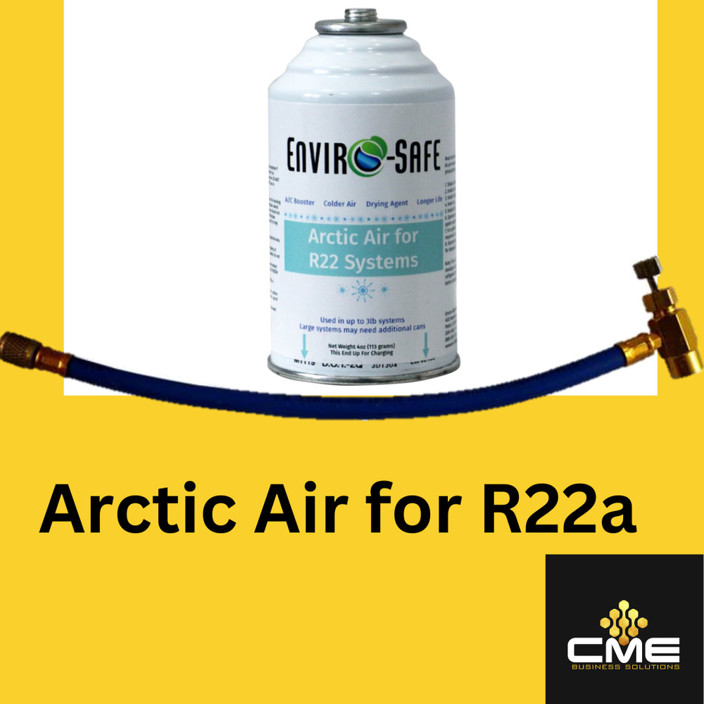 Envirosafe Arctic Air for R22 Coolant Support, (1) 4 oz can & hose