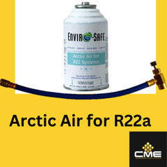 Envirosafe Arctic Air for R22 Coolant Support, (1) 4 oz can & hose