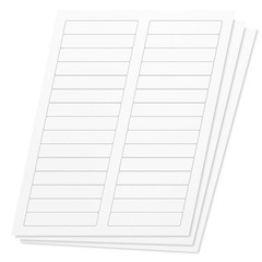 Officesmartlabels Rectangular 2/3 X 3-7/16 File Folder Labels For Printers 0.6
