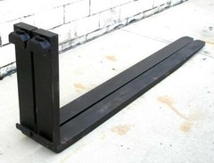 NEW CLASS IV 4 8 FT FORKS 2.5″ X 6″ X 96″ (PAIR) FORKLIFT FORK FOOT