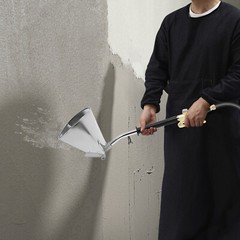 Cement Mortar Sprayer 4 Jets Stucco Sprayer Mortar Spray Gun Hopper Wall Paint