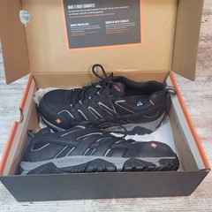 MERRELL Size 12 EE Men’s Moab Vertex Vent Comp Toe Black Work Shoe (J36461W)