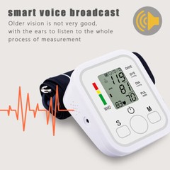 Upper Arm Blood Pressure Monitor Digital Automatic BP Cuff Machine Pulse Meter