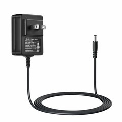 15V 1A Power Supply Adapter Compatible with Litter Robot2 3 4 1-Pack, black