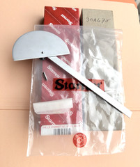 STARRETT No. C182 Satin Chrome Finish Steel Protractor. Made in the USA 🇺🇸!!