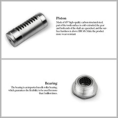 2Pack 65-85 KG Commercial Door Closer Silver Aluminium Alloy Heavy Duty 187lbs ;