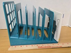 New Oxford DecoSorter Step Rack Teal 6 File Slots, – NEW! See Pictures!