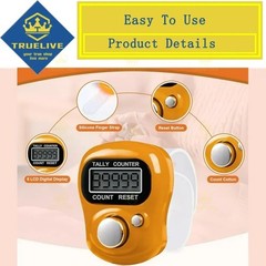 Mini Digital Finger Counter Ring Hand Tally Clicker Knitting Row Counter