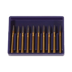 5 box Dental Trimming Finishing Gold Burs Carbide FG 7901 High Speed Handpiece u