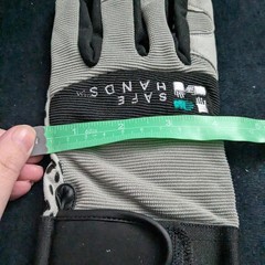 Safe Hands Hook and loop closure Mechanics Gloves Size M