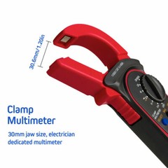 Digital Multimeter Tester AC DC Volt Ohm Amp Clamp Meter Auto Range Handheld T1