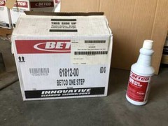 BETCO One-Step 61812-00 Floor Cleaner / Restorer ; 1QT Bottle -NIB of 12