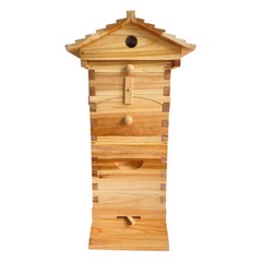 MINI 10X Upgraded Auto Honey Frames &Wooden Bee Hive House Beehive Box