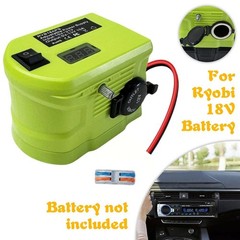 DC 18V-12V Step Down Converter Adapter Cigarette Lighter for Ryobi 18V BatteryJQ