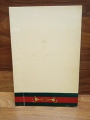 Authentic Vintage GUCCI Black Leather Notebook Address Book PLEASE READ DESCRIPT