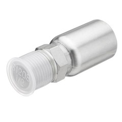 12 Pack 1/2″ NPTF Hydraulic Hose End Fittings, 1/2″ I.D. Hose x 1/2″ NPTF Male