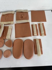 Traumatic Wound Simulation Lot Of 27 For Education Medical Plastics Laboratory