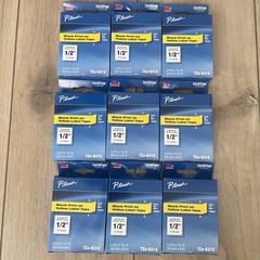 New sealed bundle of (107) Genuine Brother P-Touch TZe-Labels & Cable Wire Tapes