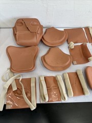 Traumatic Wound Simulation Lot Of 27 For Education Medical Plastics Laboratory