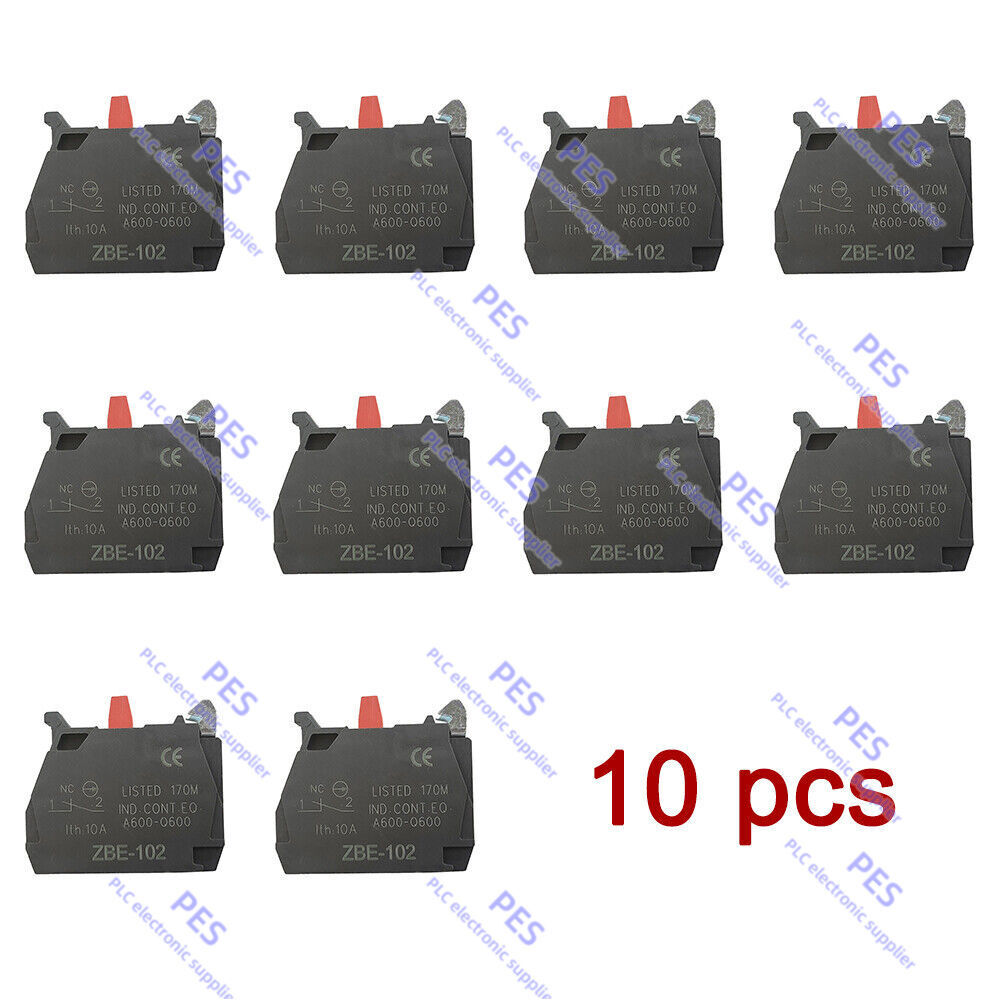 ZBE102 10PCS ZBE-102 Single Contact Block Silver Alloy Screw Clamp Terminal #L