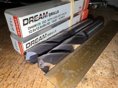 12.0×12.0x55x102 2FL THRU-COOLANT DREAM DRILLS (2PCS)YG NEW CARB/COAT TiAlN