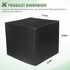 Waterproof Outdoor Power Equipment Generator Cover Heavy Duty- Oxford Fabric