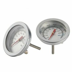 Grill Thermometer 100 ~ 1000 Fahrenheit 50??~400??/100F~1000F Color: Silver