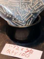 (100) #1-72 x 3/8″ Philips Pan Head Machine Screws 18-8 Stainless Steel