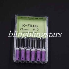 1 Box Endodontic Dental K-FILES 21/25/31mm Niti Nickel Titanium Root Canal File