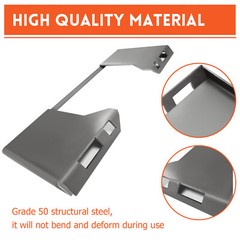1/2″ HD Quick Tach Attachment Mount Plate Skid steer Adapter For Bobcat