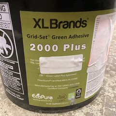 XL Brands Grid-Set Green Adhesive 2000 Plus 4 Gallon