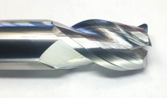 1″ Carbide 3 Flute End Mills High Helix 3/32 Radius Performance Endmill USA