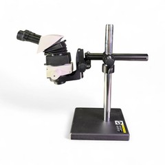 Leica M50 Stereo Microscope w/ Boom Stand, 10x/23 Eyepieces & 0.5x Objective