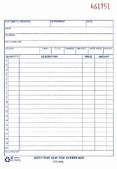 Adams DC5805 Carbonless Sales Order Books 50 Sheets 2 Part