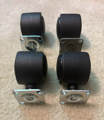 Set of 4 Swivel 1 1/8″ Caster Wheels! Frigidaire dehumidifier small appliance