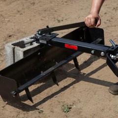 tow-behind box scraper sleeve hitch rust resistant steel ground engaging blade