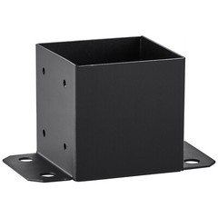 VEVOR 4 Pack 6×6 Post Base Brackets Heavy Duty Wood Post Fence Post Anchor