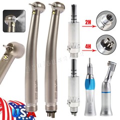 NSK Style Dental Pana Max LED High low Speed Handpiece Air Turbine kit 2/4 Hole