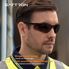 Lightweight Dark Lens Safety Glasses – 24 Pack Universal Fit for Men & Women