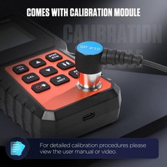 Ultrasonic Thickness Gauge 0.04-11.8 Inch 1-300mm w/ 5MHz Probe & LCD Display
