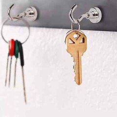 20 pcs Magnetic Hooks 25lbs+ Neodymium Rare Earth With 3 Layers Ni Super Strong