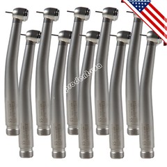 10pcs NSK Style Dental High Speed Handpiece Push Button 2 Hole Borden ASkeadnt