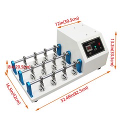 Leather Folding Resistance Testing Machine with 12 Sets of Fixtures 110V 400W