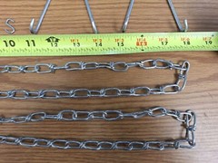 TWO 36″ Highbay/ Ceiling Light Hanging Chains – 2 VClips & 2 S Hooks