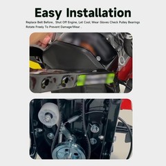 Drive Belt 4L Tooth Tiller V-Belt Compatible with Earthquake 99cc Engine Cult…